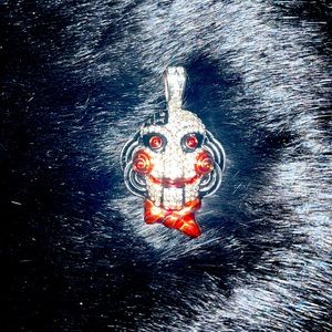 Jigsaw with Crystal Pendant